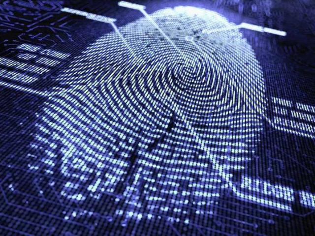Biometrikus adatfelvétel - ujjlenyomat