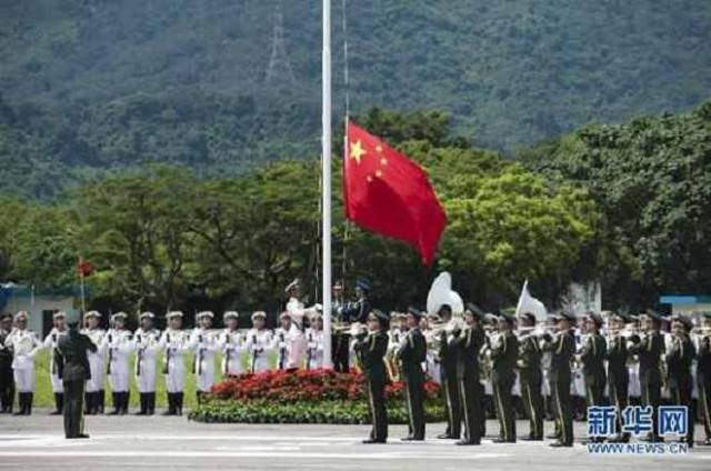 Chinese army in Hong Kong